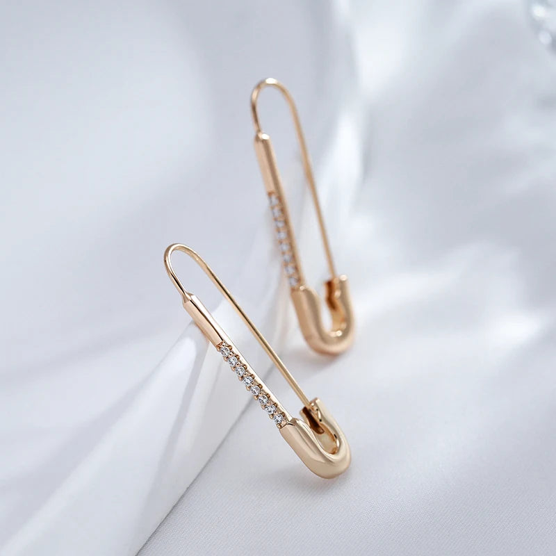 Natural Cubic Zircon Long Dangle Earrings Natural Cubic Zircon Long Dangle Earrings